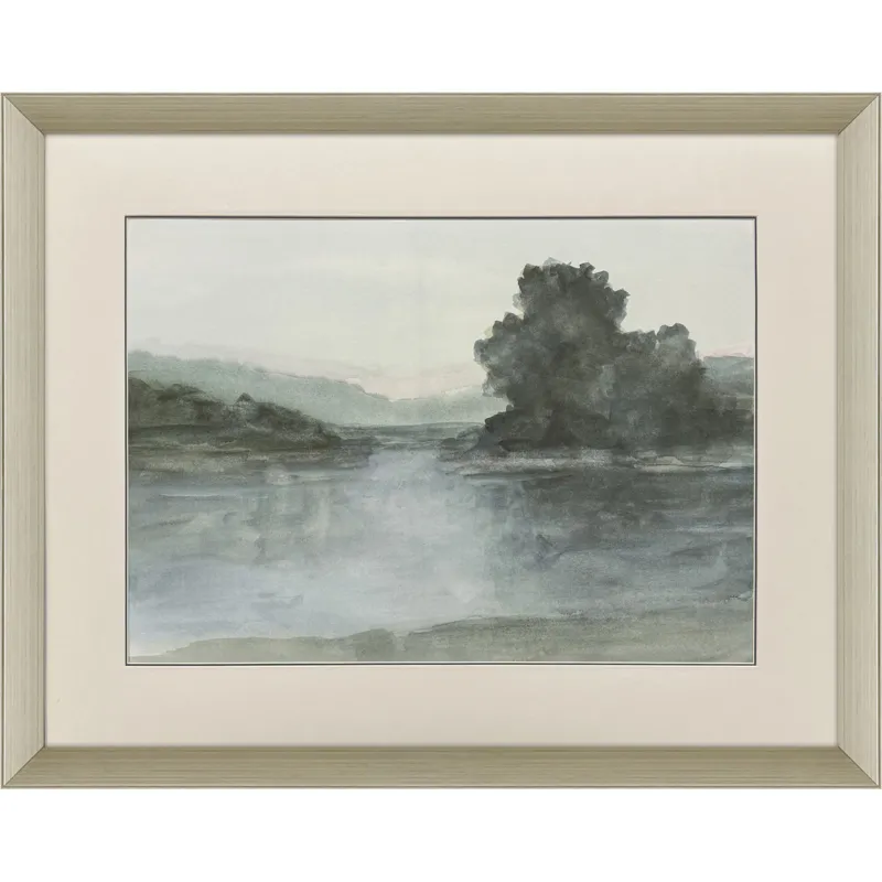 Lake at Twilight II Framed Art