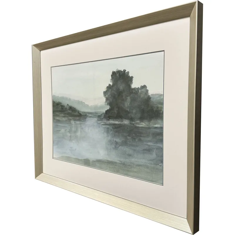 Lake at Twilight II Framed Art