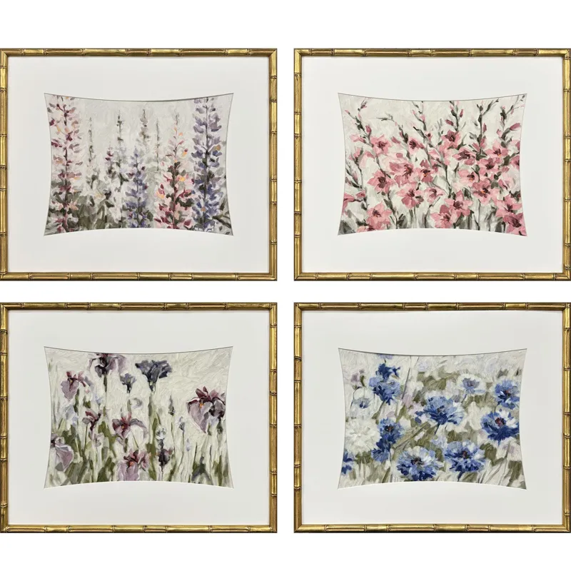 Floral Haven S/4 Framed Art