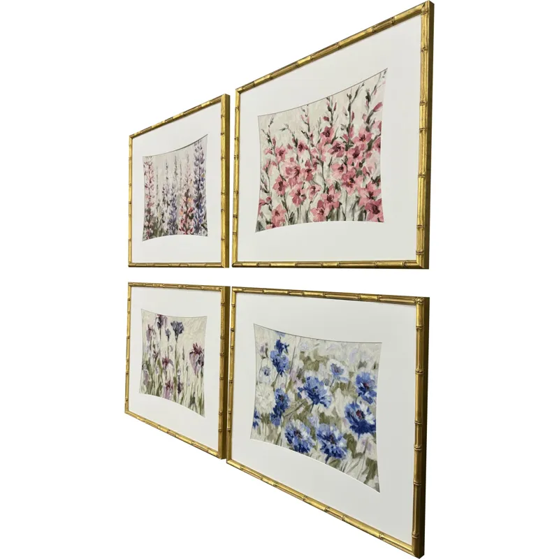 Floral Haven S/4 Framed Art