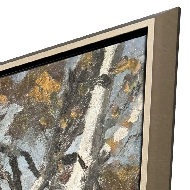 Birch Tree in a Landscape Canvas
