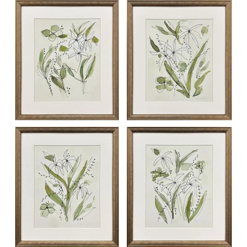 Bliss S/4 Framed Art
