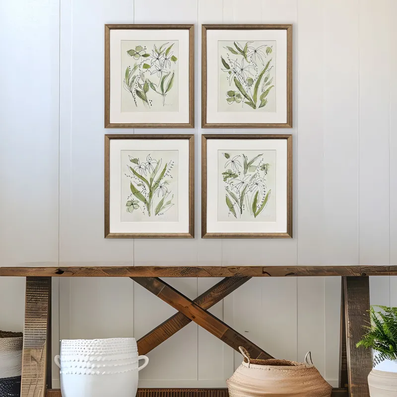 Bliss S/4 Framed Art