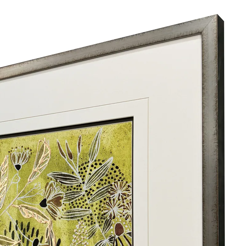 Saffron Wallflowers S/2 Framed Art