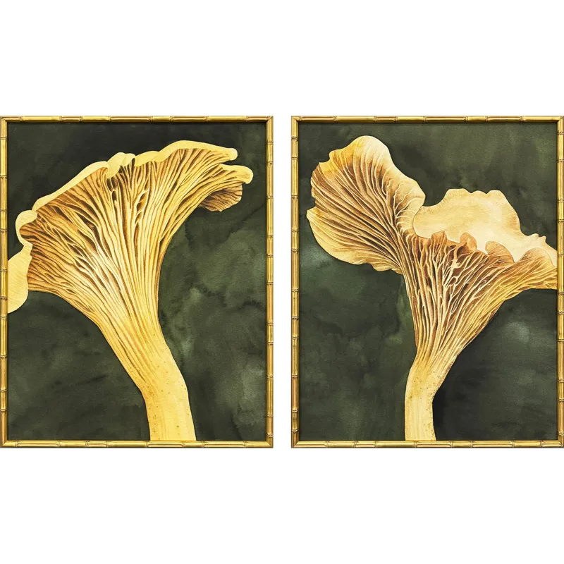 Chanterelle S/2 Framed Art