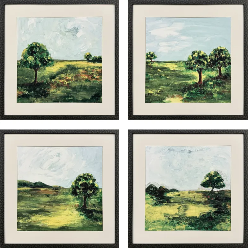Verdant View S/4 Framed Art