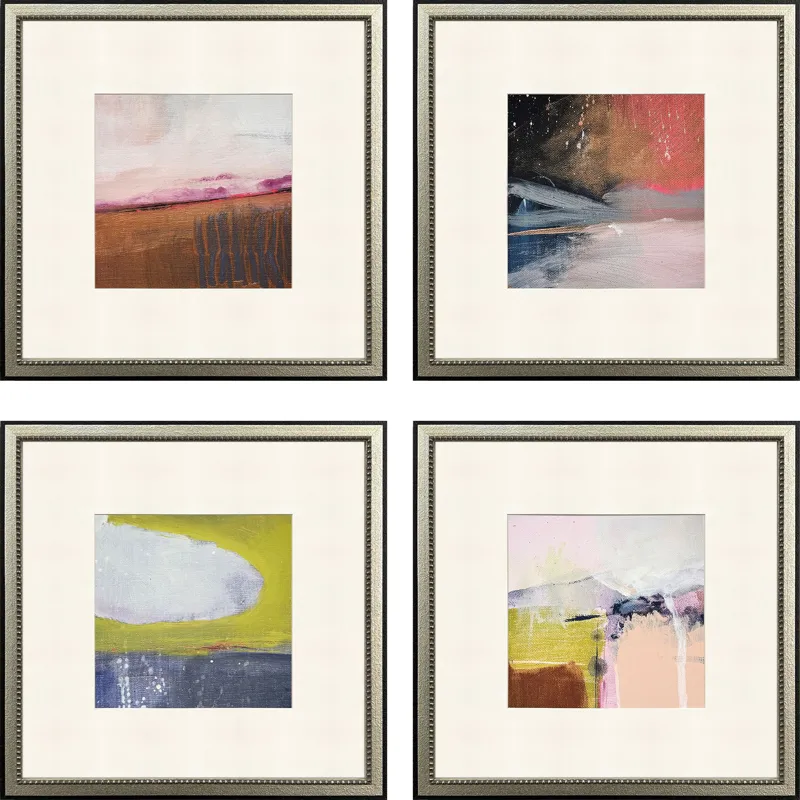Composition in Copper S/4 Framed Art