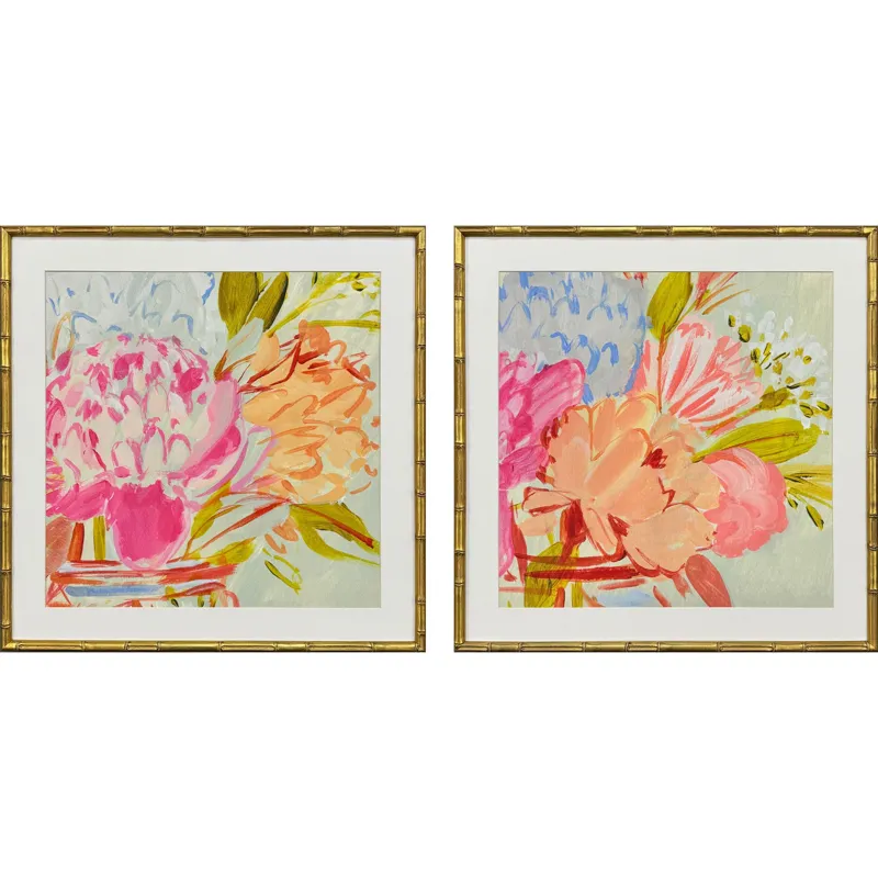 Bright Florist S/2 Framed Art