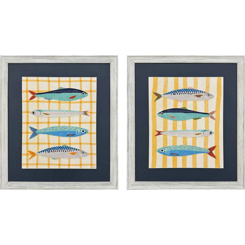 Little Fish S/2 Framed Art