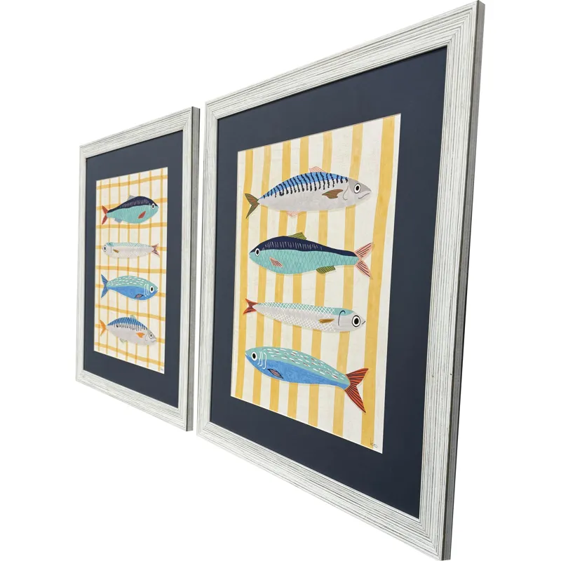 Little Fish S/2 Framed Art