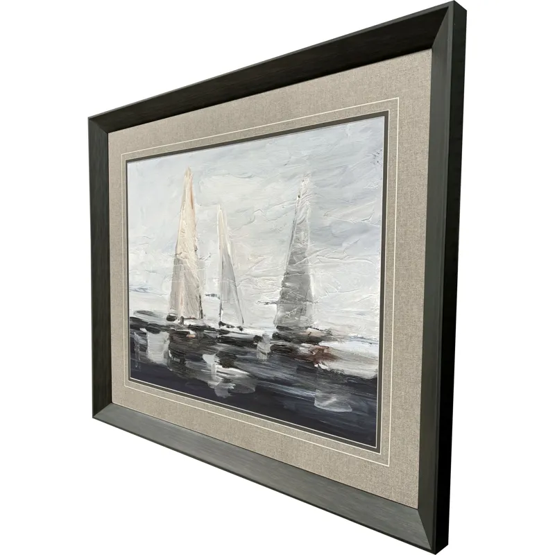Sailing on the Bay I Framed Art