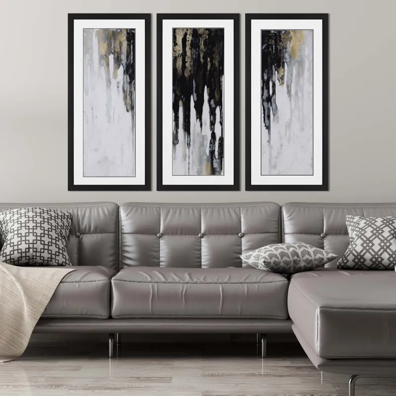 Neutral Space II S/3 Framed Art