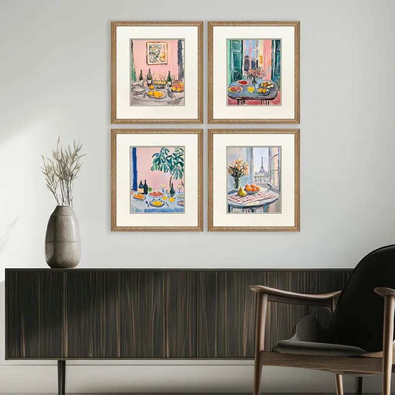 Dinner's Ready S/4 Framed Art