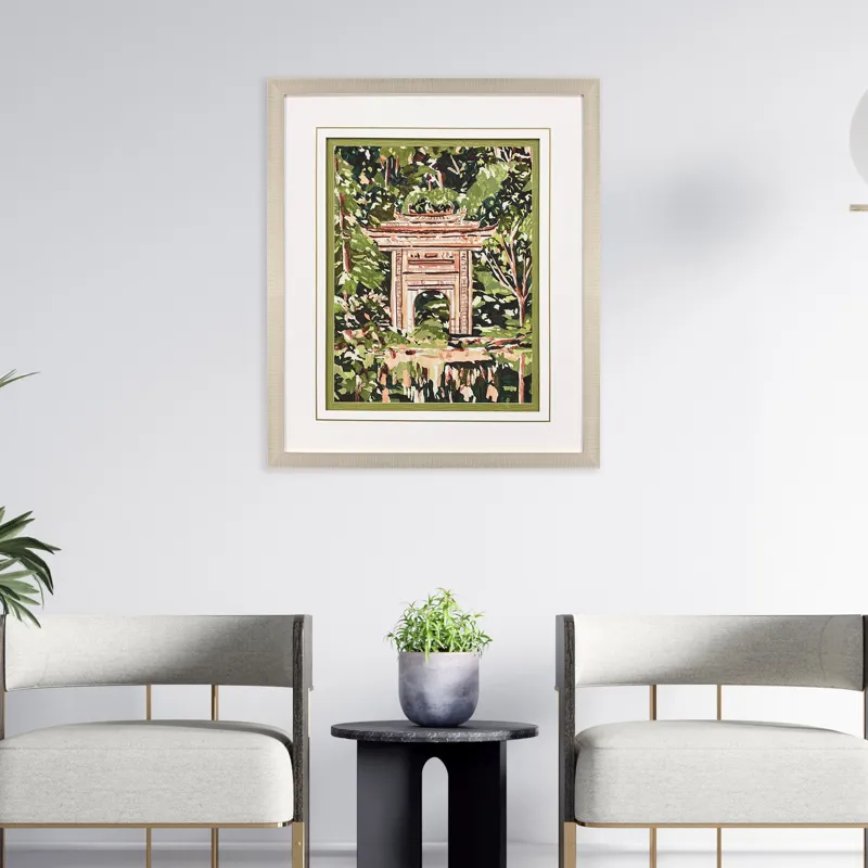 Veiled Sanctuary I Framed Art