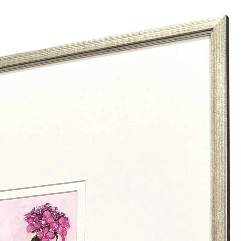 Milk Bottle Florals S/4 Framed Art