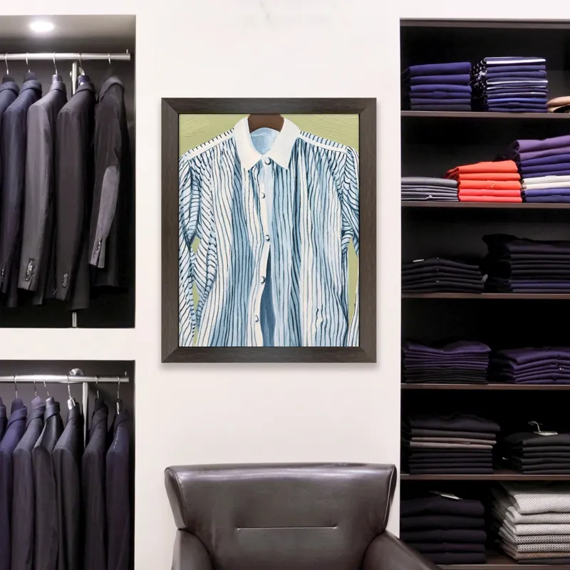 Papa's Shirts II Framed Art