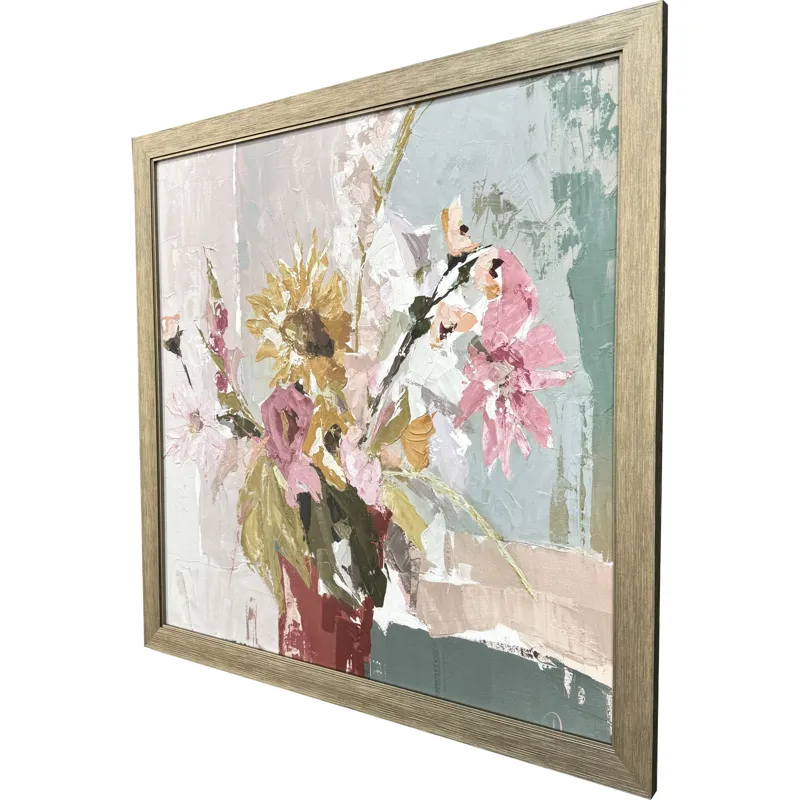 Sunflower Vase Framed Art