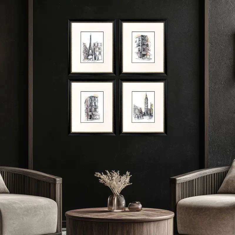 European Journal S/4 Framed Art
