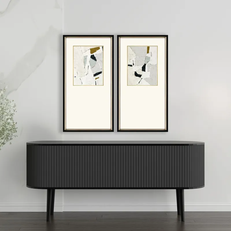 Zen Interactions II S/2 Framed Art