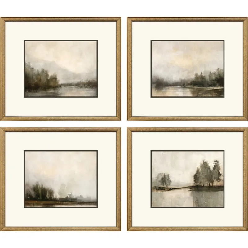 Muted Horizons S/4 Framed Art