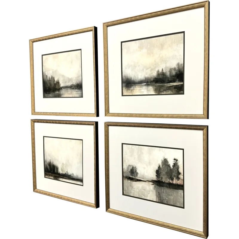 Muted Horizons S/4 Framed Art