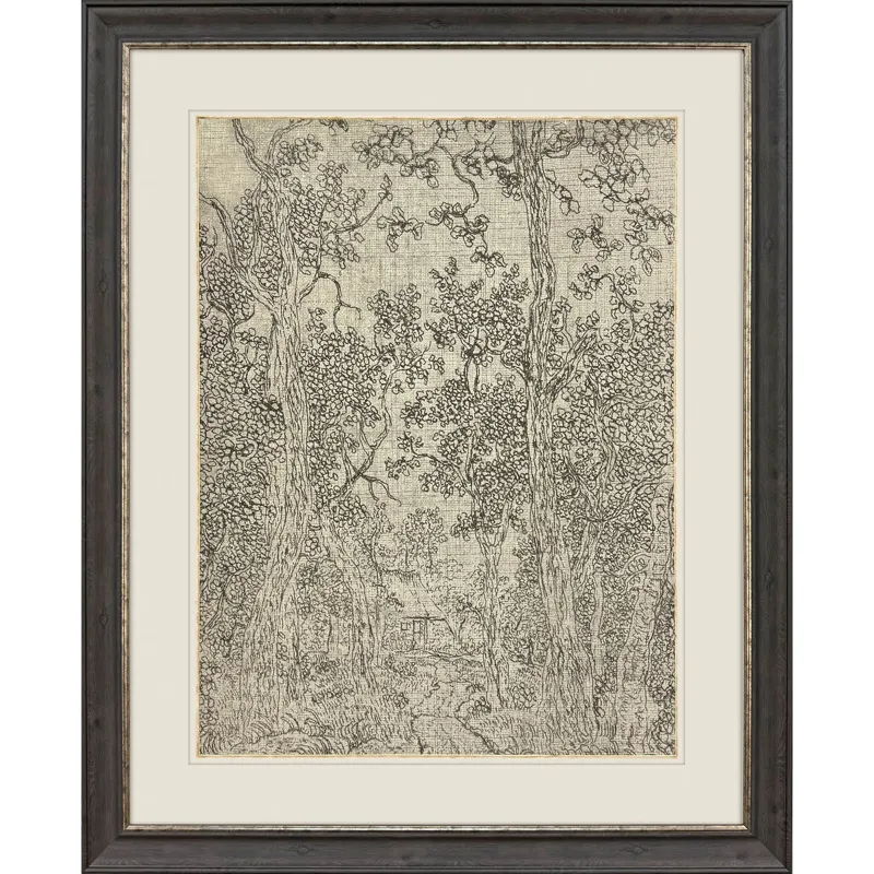 Wooded Landscape Framed Art