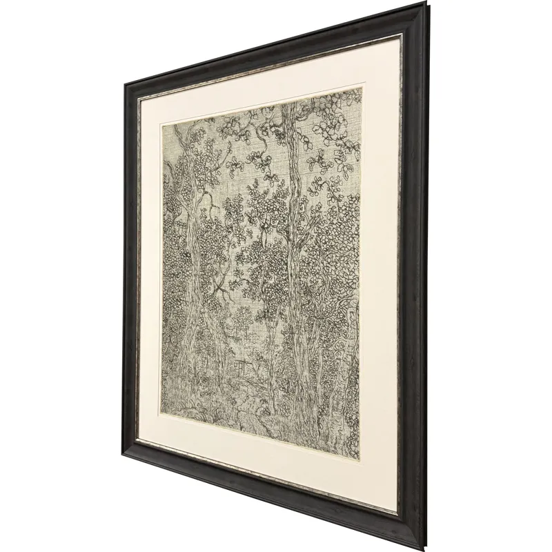 Wooded Landscape Framed Art