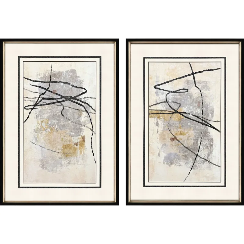 Tangle S/2 Framed Art