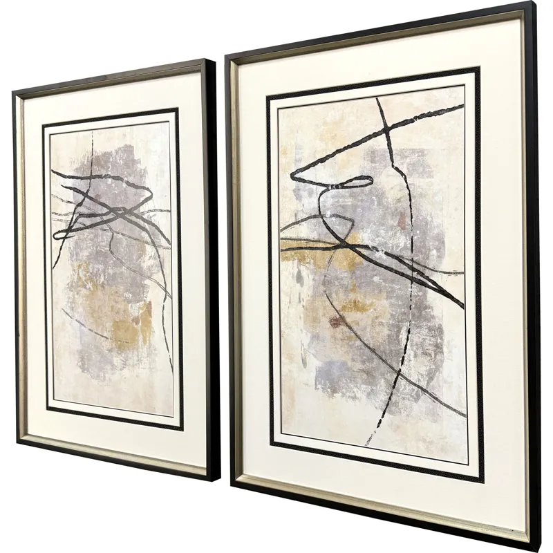 Tangle S/2 Framed Art