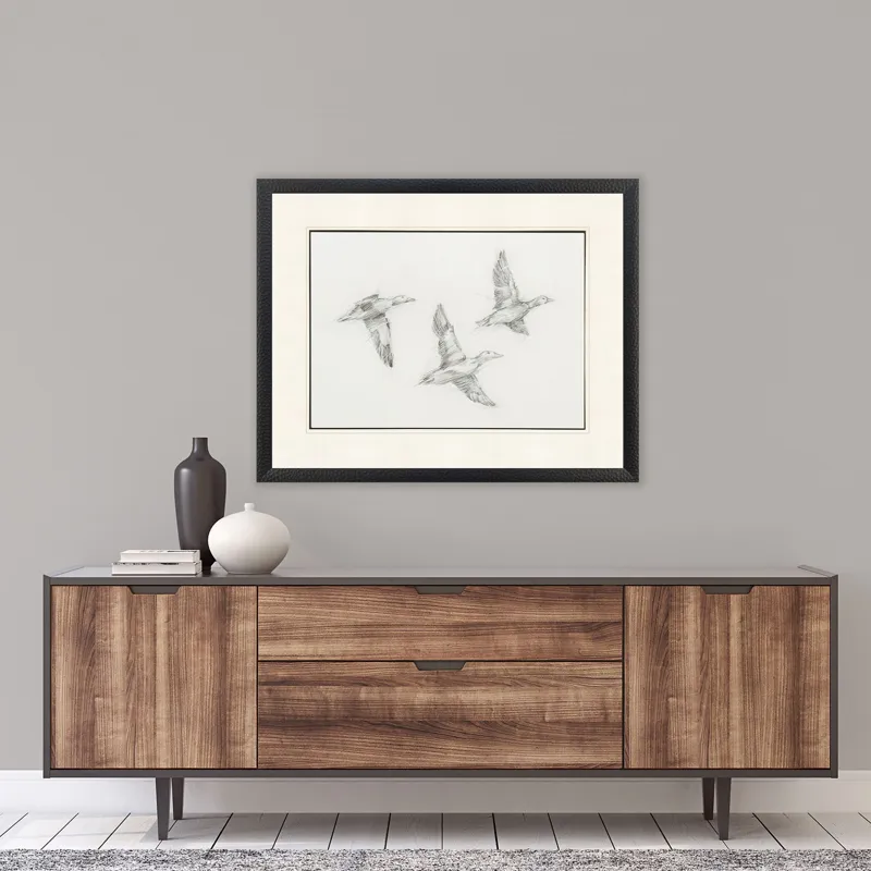 Mallard Duck Sketch I Framed Art