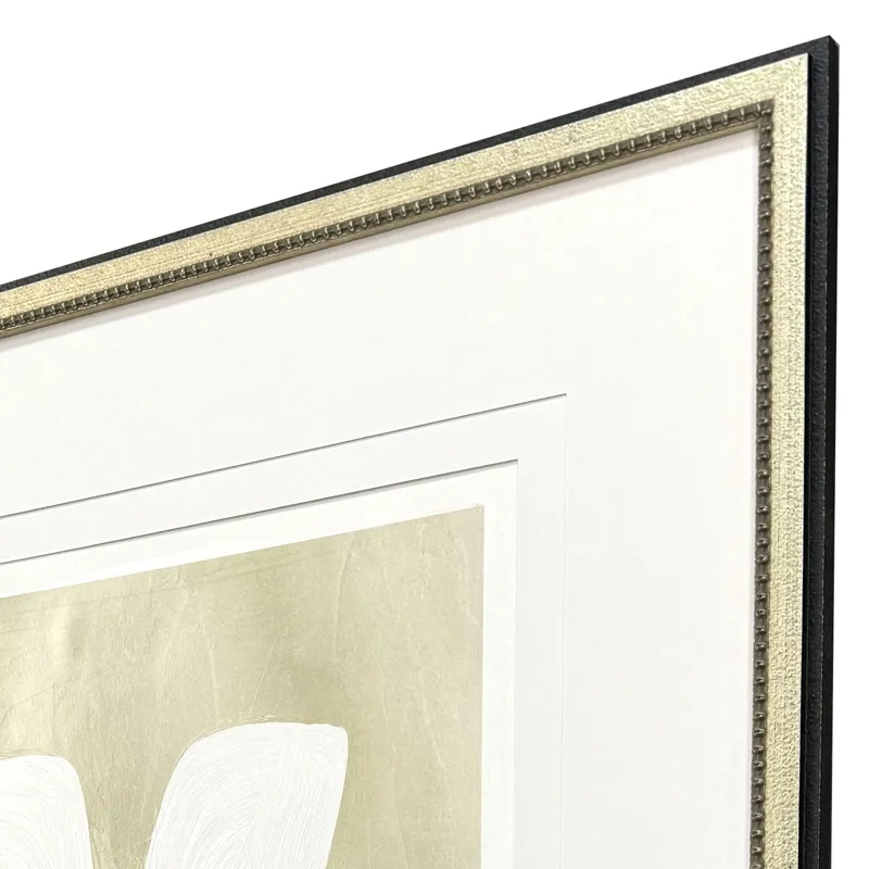 Textured Corolla I Framed Art
