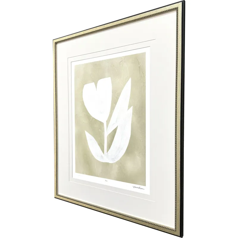 Textured Corolla II Framed Art