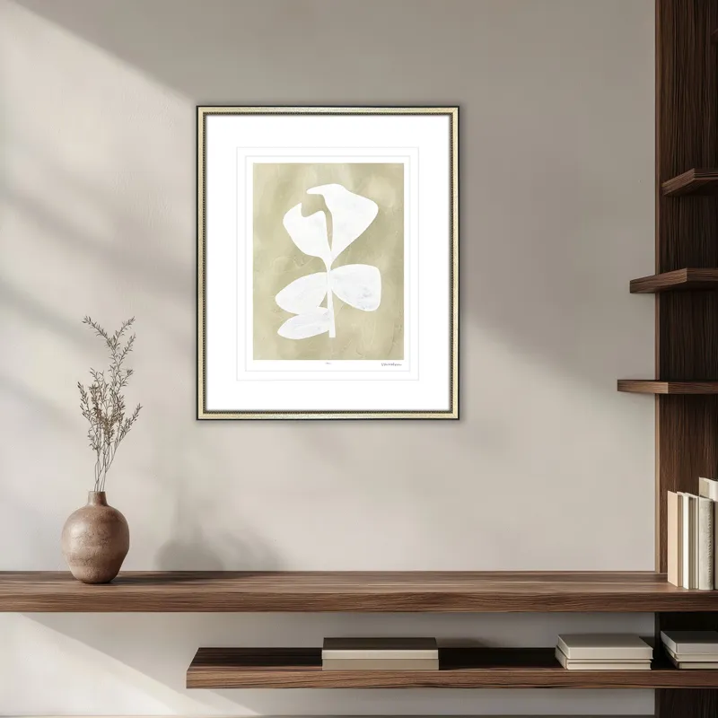 Textured Corolla III Framed Art