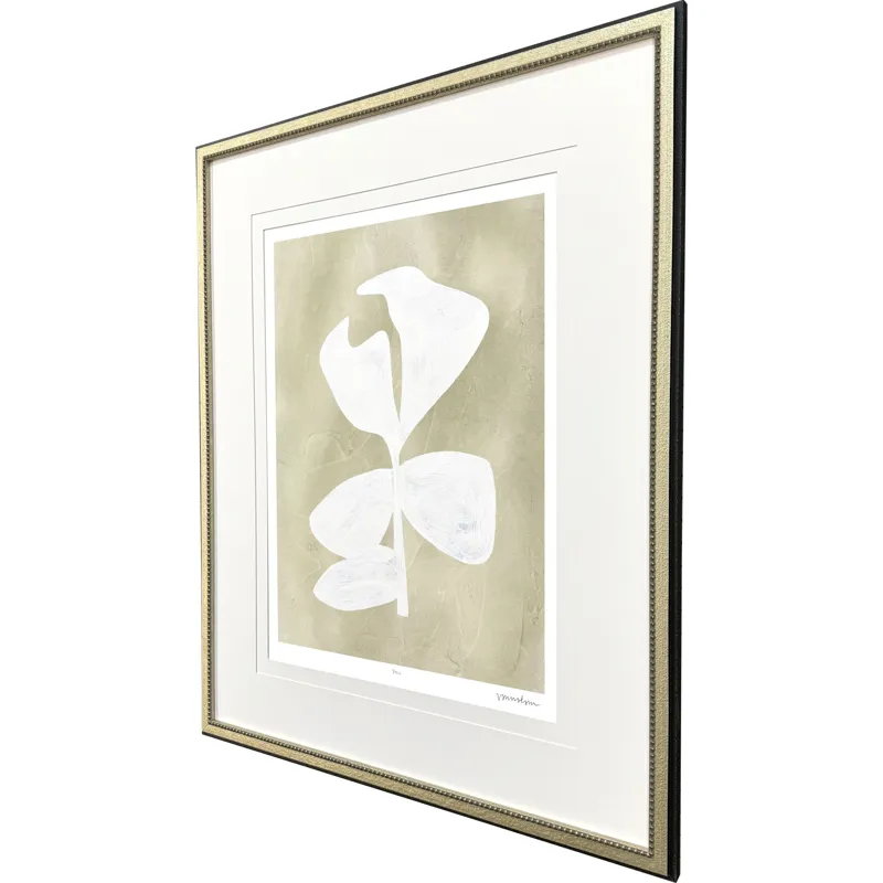 Textured Corolla III Framed Art