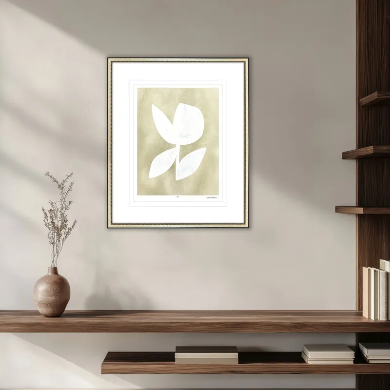 Textured Corolla IV Framed Art
