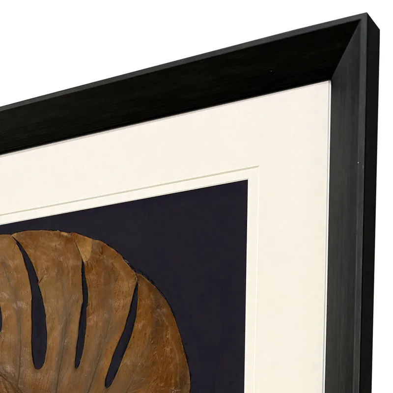 Gold Monstera II Framed Art