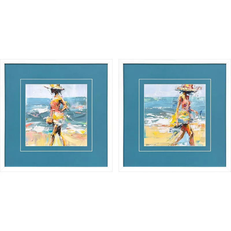 Beach Breeze S/2 Framed Art