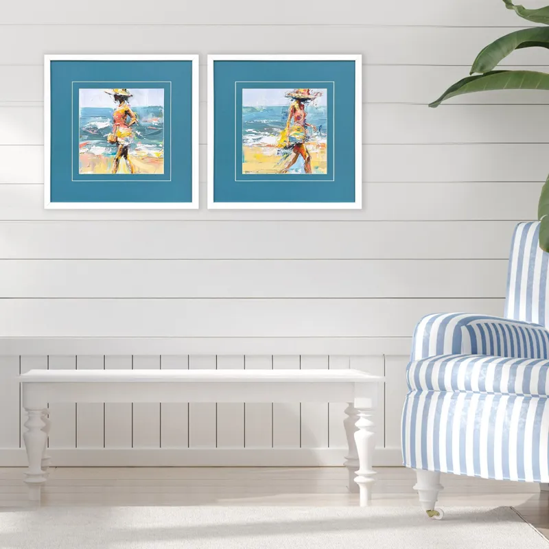 Beach Breeze S/2 Framed Art