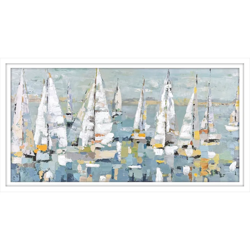 Regatta Party Framed Art