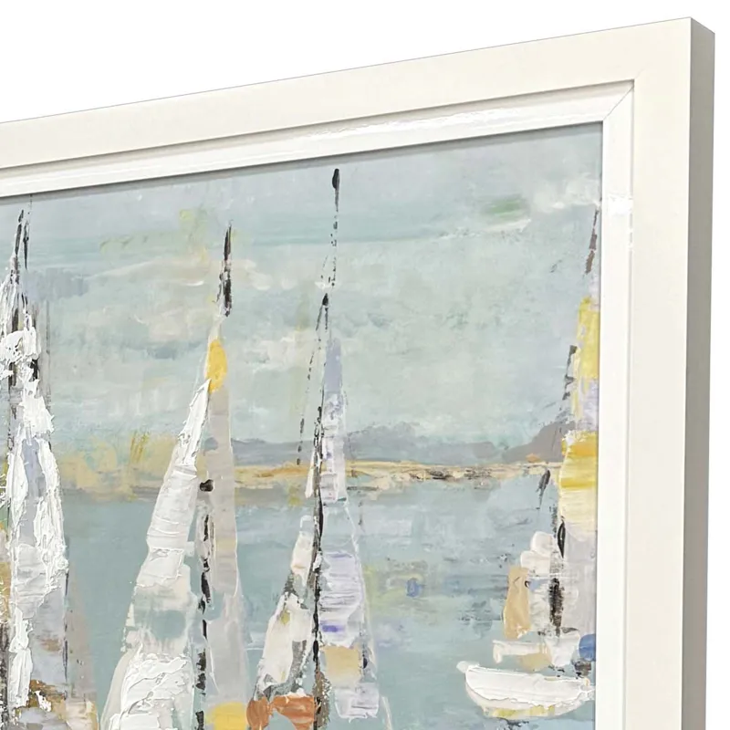 Regatta Party Framed Art