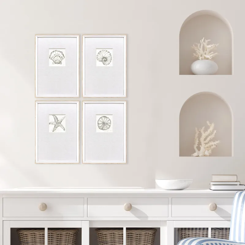 Coastal Reef S/4 Framed Art