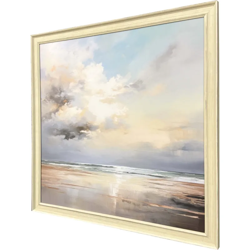 Tranquil Blue Shores Framed Art