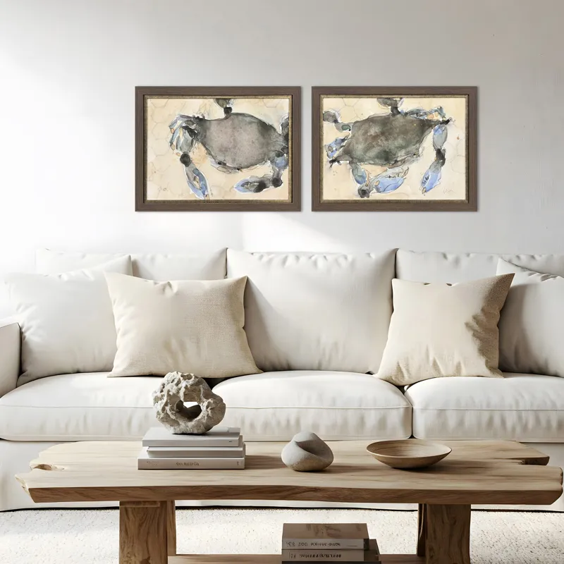The Maryland Crab S/2 Framed Art