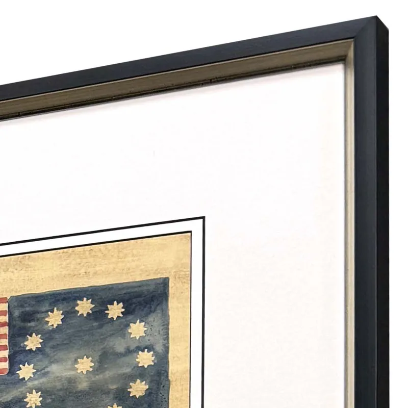 American Flags I S/4 Framed Art