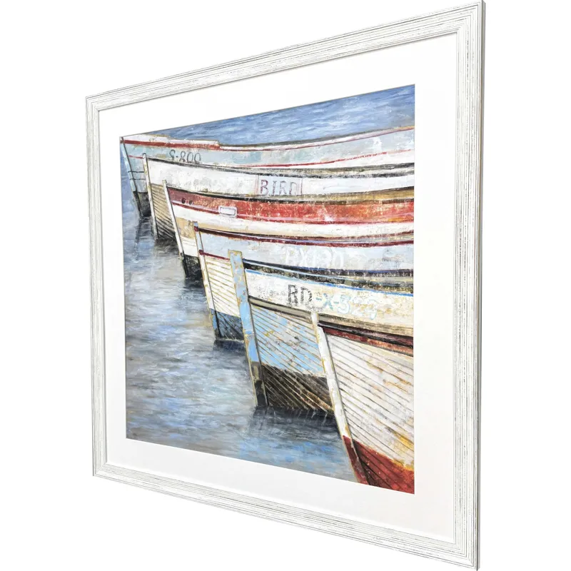 Rowboats Framed Art