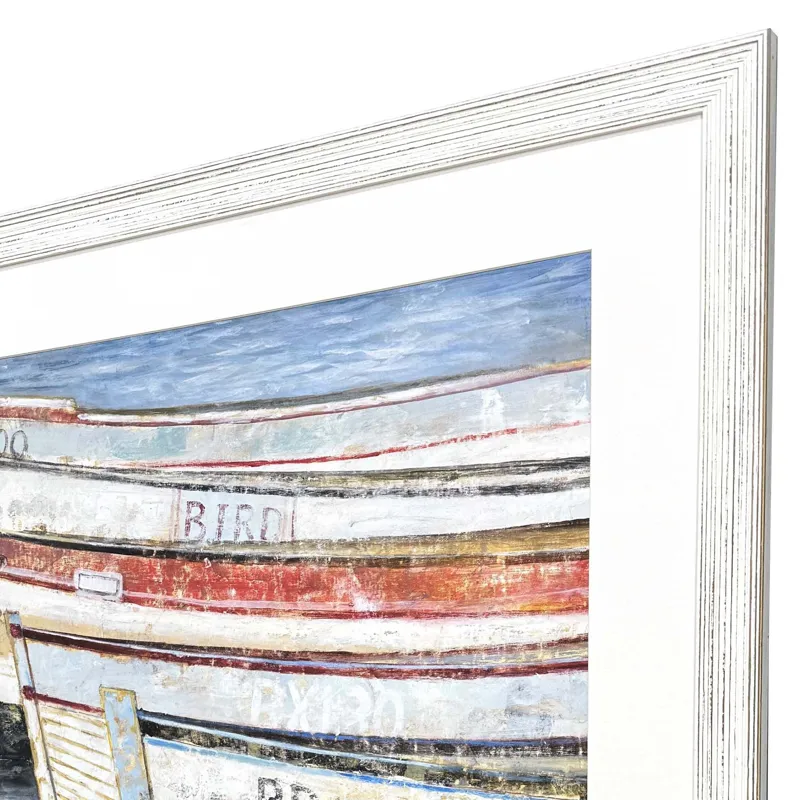 Rowboats Framed Art