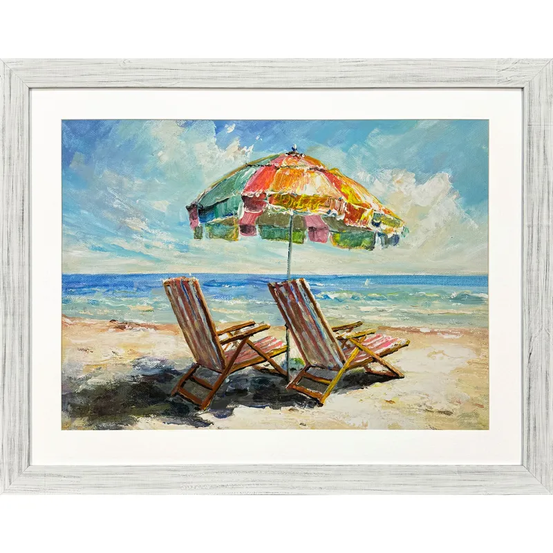 Beach Vibe Framed Art