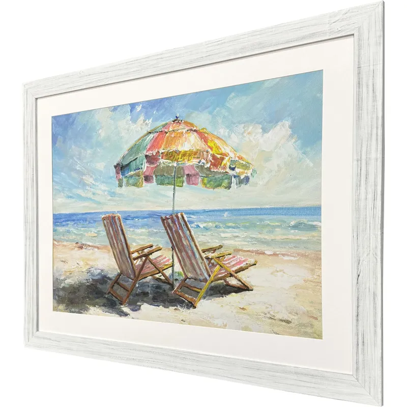 Beach Vibe Framed Art