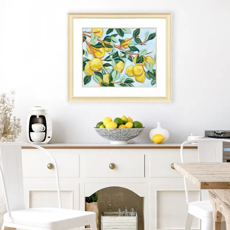Sunshine Citrus I Framed Art