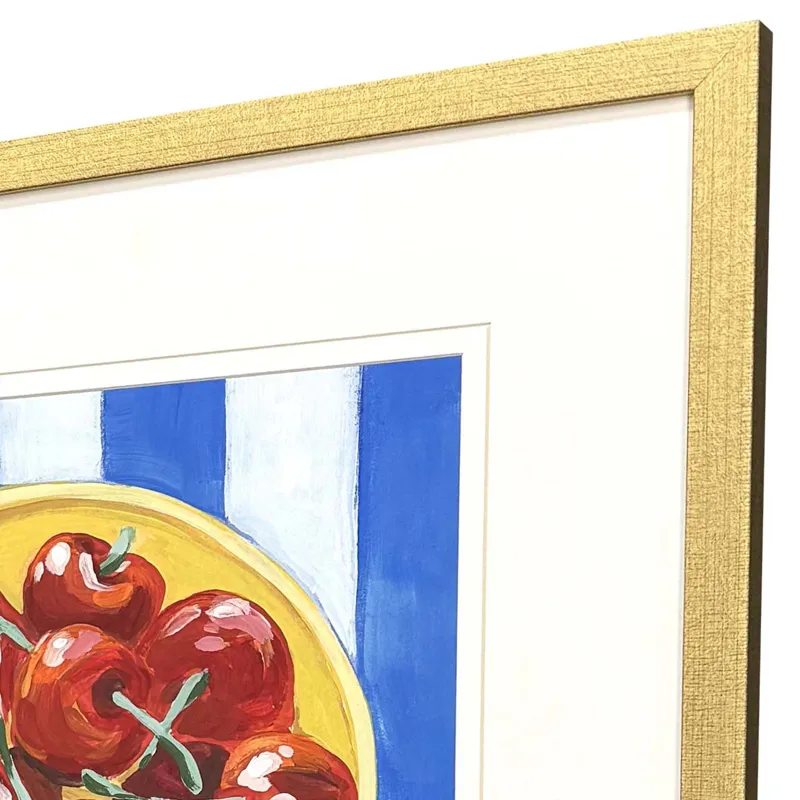Table Cherries S/2 Framed Art